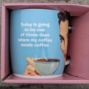 Funny Blue Ephemera Coffee Mug